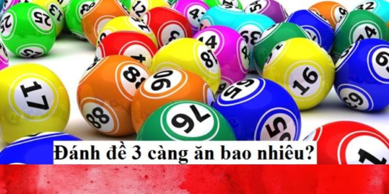 Tỉ lệ trả thưởng trong đề 3 càng tại xổ số KM88